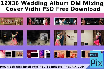 wedding album psd free download